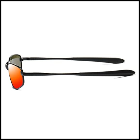 Polarized Sunglasses Metal Frame UV400 Protection Wrap Around